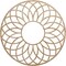 Ekena Millwork Cannes Wood Fretwork Pierced Ceiling Medallion, Red Oak, 32"OD x 11"ID x 1/4"T CMWP32X32X0250CNRO - alternate 1